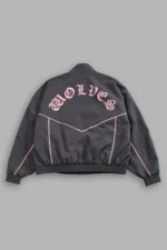 Darc Sport Wolves Quinn Track Jacket in Wolf Gray/Cherry Blossom