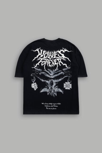 Feed the Beast Premium Oversized Tee in Black