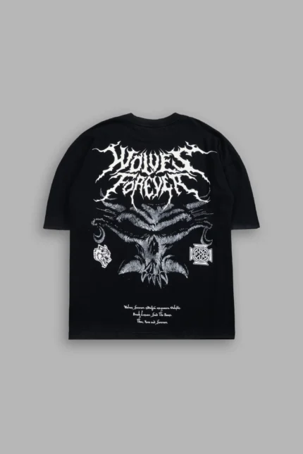 Feed the Beast Premium Oversized Tee in Black