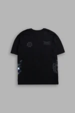 Dark Power "Side By Side" Series Premium Oversized Tee in Black