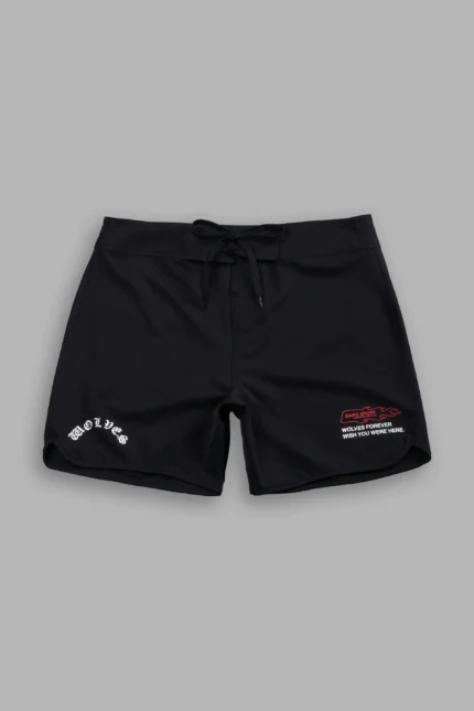 Wolves Forever 5.5 No Weapon Stage Shorts in Black
