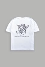 Los Cherub Premium Oversized Tee in White