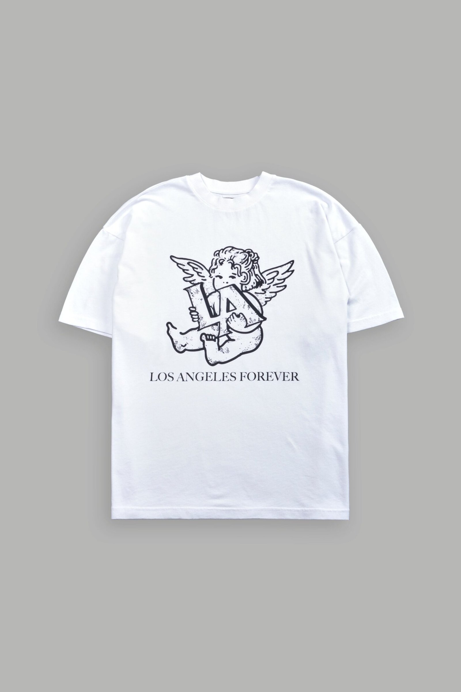 11TEES-LADcopy Los Cherub Premium Oversized Tee in White