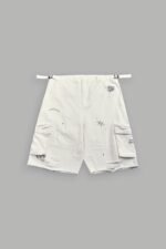 Darc Flash Duke Cargo Shorts in Cream