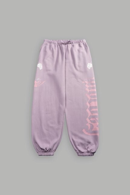 Free Will V2 Lightweight Lounger Sweat Pants in Purple Smoke
