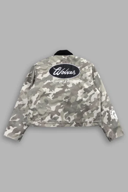 Rebel Heritage Earl Jacket in DSVD Green Camo