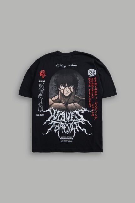 Unbreakable Will "Premium" Oversized Tee in Black