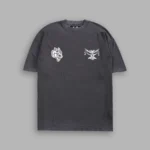 Feed the Beast Premium Oversized Tee in Wolf Gray