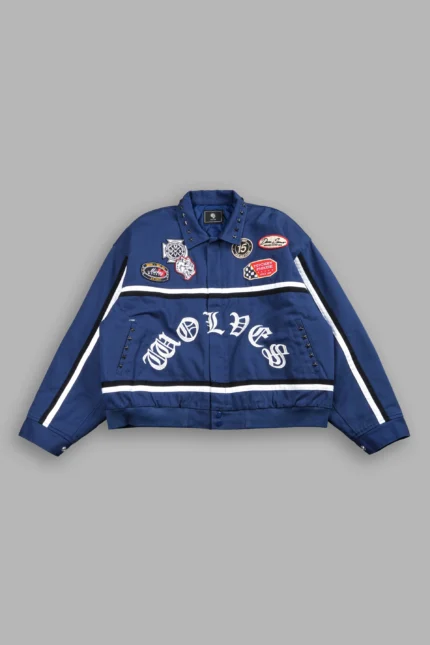 Mickey Frvr Big Moe Jacket in Navy
