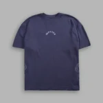 Wolves Never Back Down V2 Premium Oversized Tee in Storm Blue