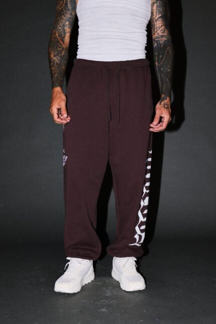 Free Will V2 Lightweight Lounger Sweat Pants in Darc Garnet