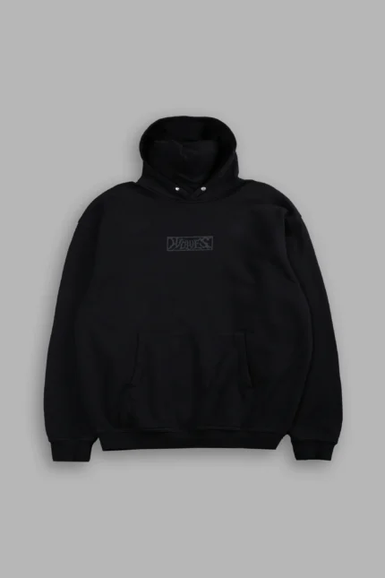 Punisher "Box Cut" Pierce Hoodie in Black