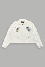 Mickey Pyramid Redford Shirt Jacket in Cream
