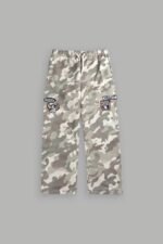 Darc Kulture Bigelow Cargo Sweat Pants in DSVD Green Camo
