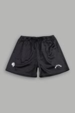 Wolf Chopper Mesh Shorts in Black