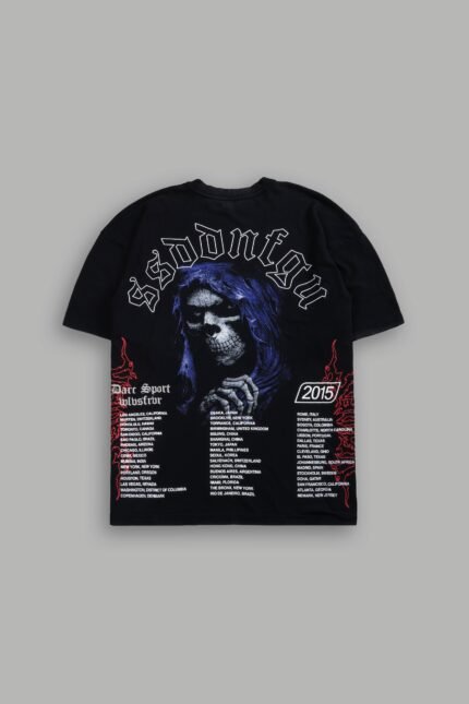 Reaper Tour Premium Oversized Tee in Black