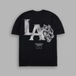La Wolves V2 Premium Oversized Tee in Black
