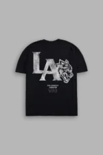 La Wolves V2 Premium Oversized Tee in Black