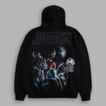 Spider in the Night "Pierce" Hoodie in Black