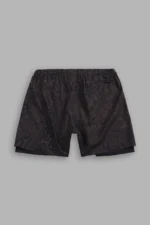 Wolf Hesh Compression Shorts in Darc Brown Leopard