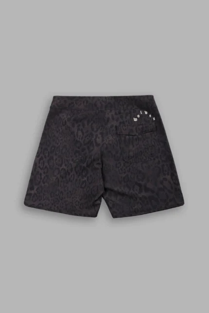 Dual Pyramid 7.5 No Weapon Stage Shorts in Darc Brown Leopard