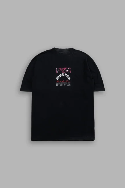 The Shadow Premium Oversized Tee in Black