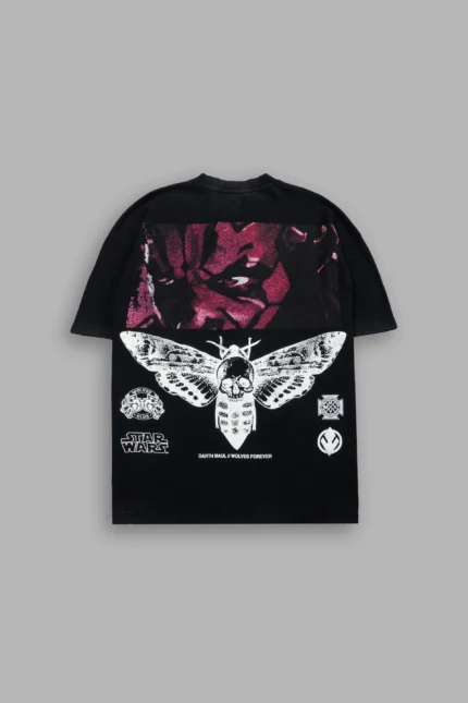 The Shadow Premium Oversized Tee in Black