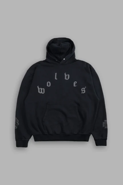 Scorpion Fire Pierce Hoodie in Black