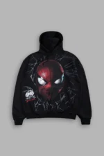 Web Of Darkness Bishop Hoodie in Black