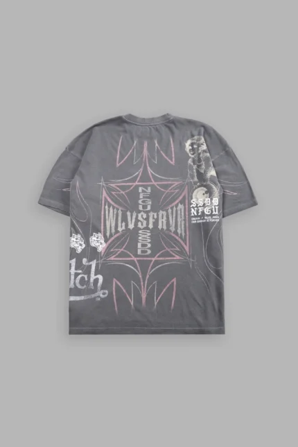 Darc Iron "Side-By-Side" Series Premium Tee in Dove Gray