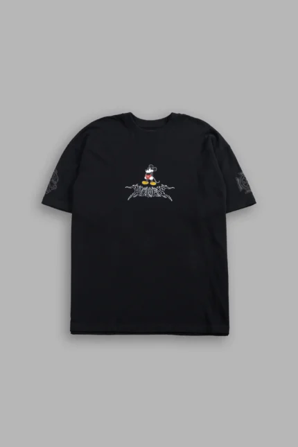 Mickey Wlvsfrvr Premium Oversized Tee in Black