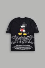 Mickey Wlvsfrvr Premium Oversized Tee in Black