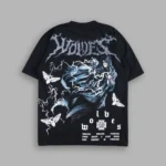 Emperor's Wrath Premium Oversized Tee in Black