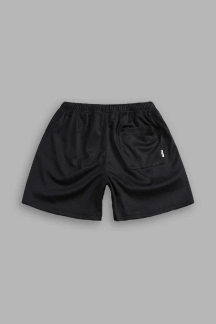 Dual Mesh Shorts in Black