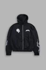 Our Code Chambers Zip Hoodie in Black