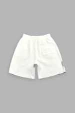 Loyalty Frvr Raw Hem Oversized Post Lounge Sweat Shorts in Cream