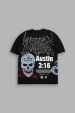 Austin 3:16 "Premium" Oversized Tee in Black