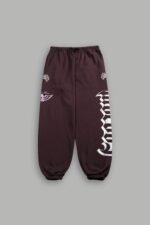 Free Will V2 Lightweight Lounger Sweat Pants in Darc Garnet