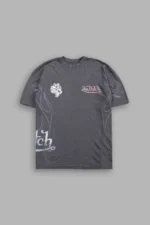 Darc Omen "Side-By-Side" Series Premium Tee in Slate Gray