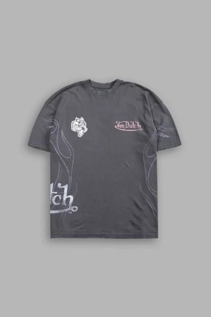 Darc Omen "Side-By-Side" Series Premium Tee in Slate Gray