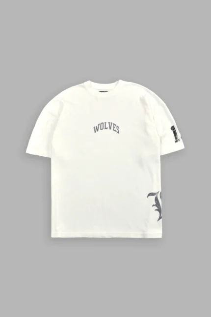 La Ca Frvr Premium Oversized Tee in Cream
