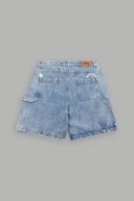 Hesh Rose Denim Carpenter Short in Light Wash