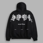 Wolves Have Your Back "Pierce" Hoodie in Black