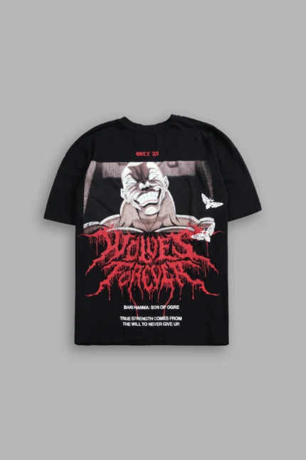 Emperor's Wrath Premium Oversized Tee in Black