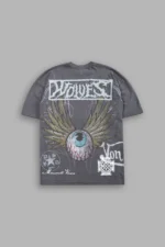 Darc Omen "Side-By-Side" Series Premium Tee in Slate Gray