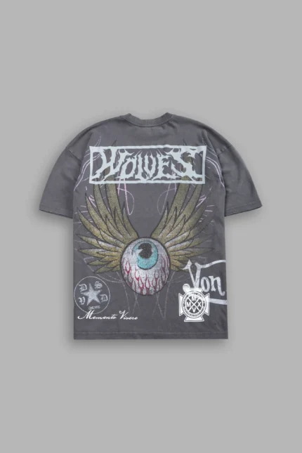 Darc Omen "Side-By-Side" Series Premium Tee in Slate Gray