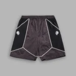 Dual Mens Quinn Track Short in Darc Brown Leopard