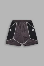 Dual Mens Quinn Track Short in Darc Brown Leopard