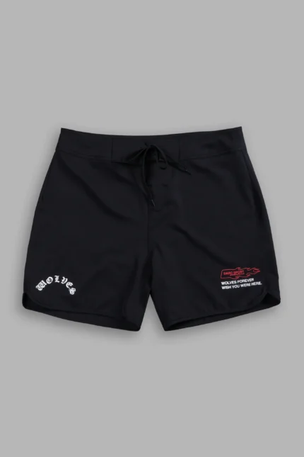 Wolves Forever 7.5 No Weapon Stage Shorts in Black
