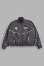 Darc Sport Wolves Quinn Track Jacket in Wolf Gray/Cherry Blossom